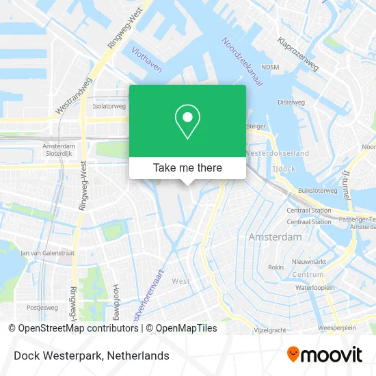 Dock Westerpark map