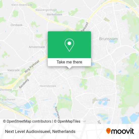 Next Level Audiovisueel map