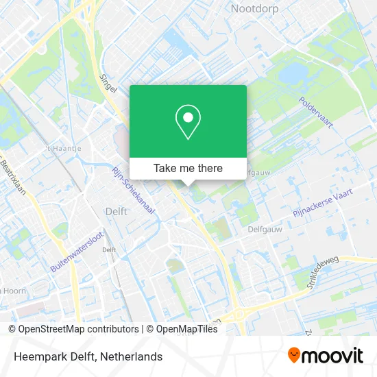Heempark Delft map