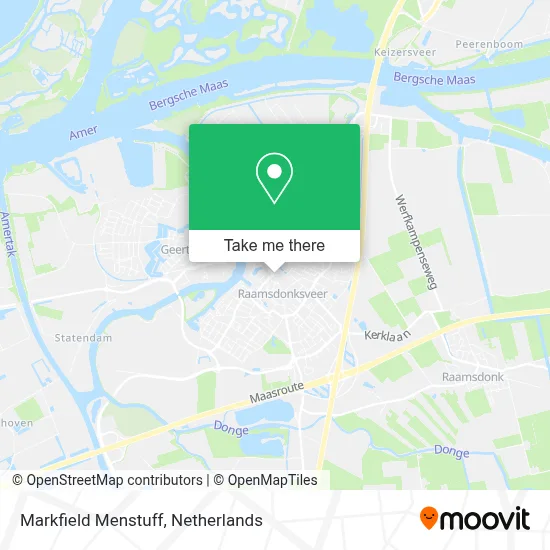Markfield Menstuff map