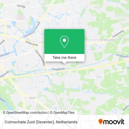 Colmschate Zuid (Deventer) Karte