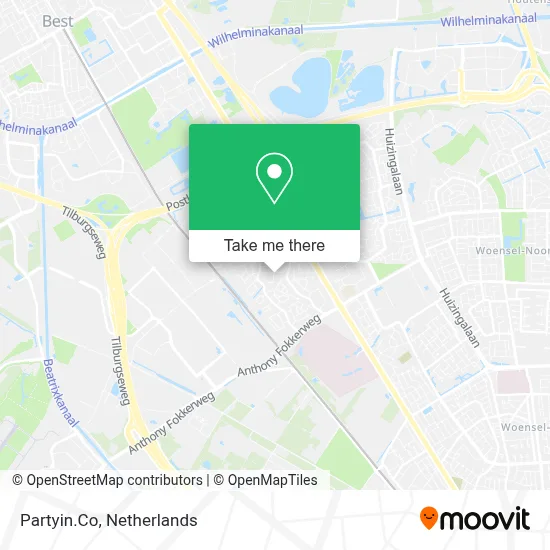 Partyin.Co map