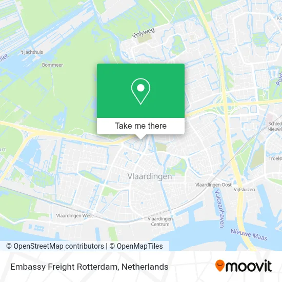 Embassy Freight Rotterdam map