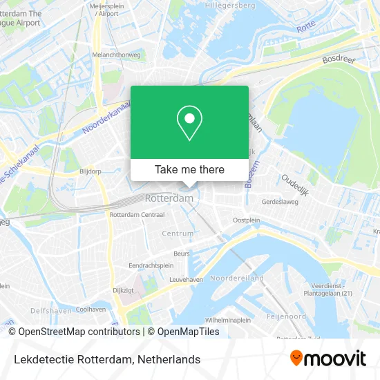Lekdetectie Rotterdam map