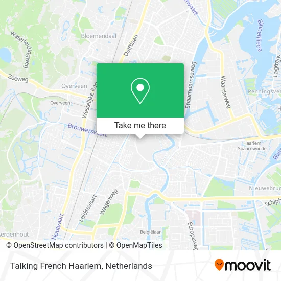 Talking French Haarlem map
