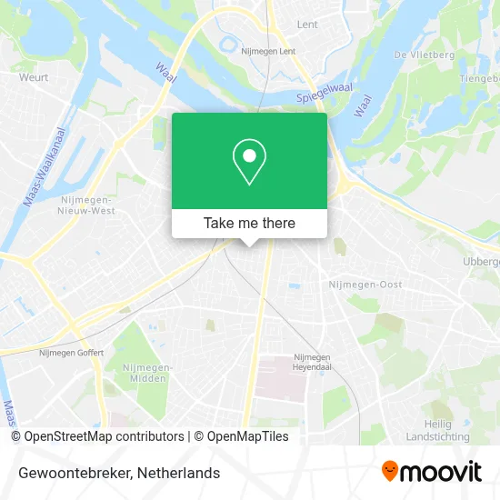 Gewoontebreker map