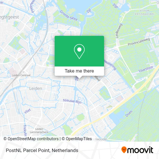 Postnl Pakketpunt map