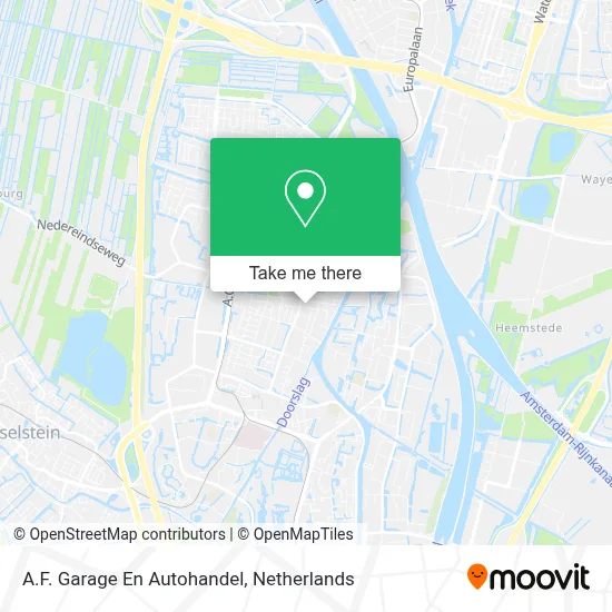 A.F. Garage En Autohandel map