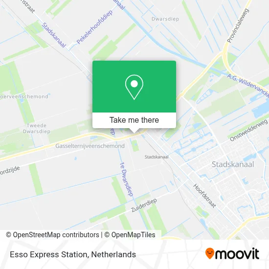 Esso Express Station map