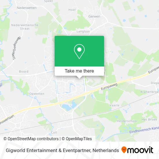 Gigworld Entertainment & Eventpartner map