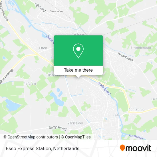 Esso Express Station map