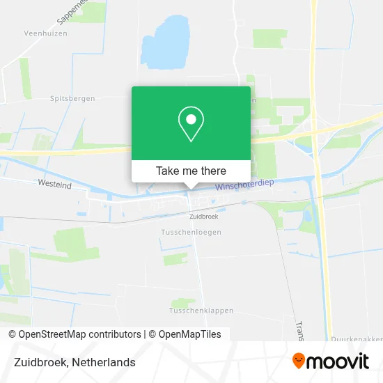 Zuidbroek map