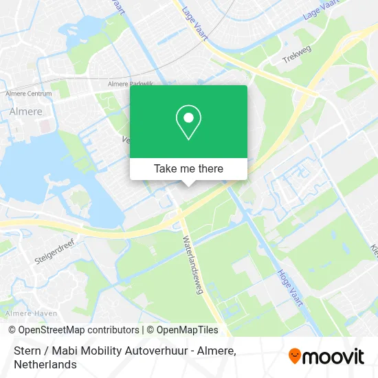 Stern / Mabi Mobility Autoverhuur - Almere map