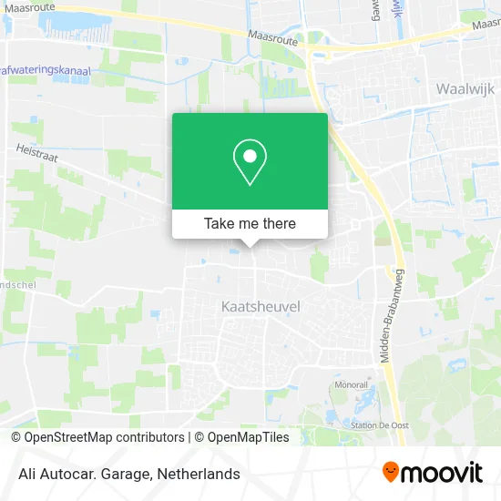 Ali Autocar. Garage map