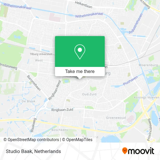 Studio Baak map