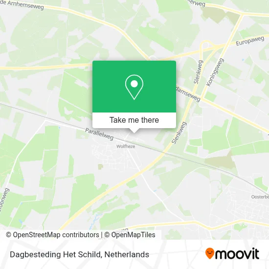 Dagbesteding Het Schild Karte