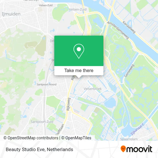 Beauty Studio Eve map