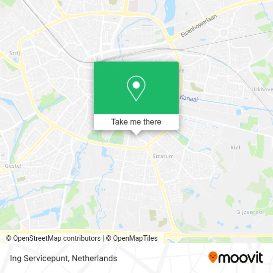 Ing Servicepunt map