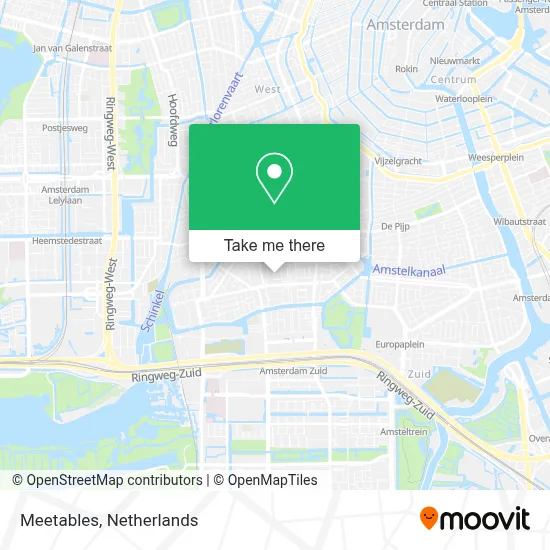 Meetables map