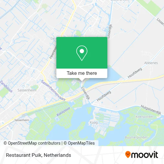 Restaurant Puik map