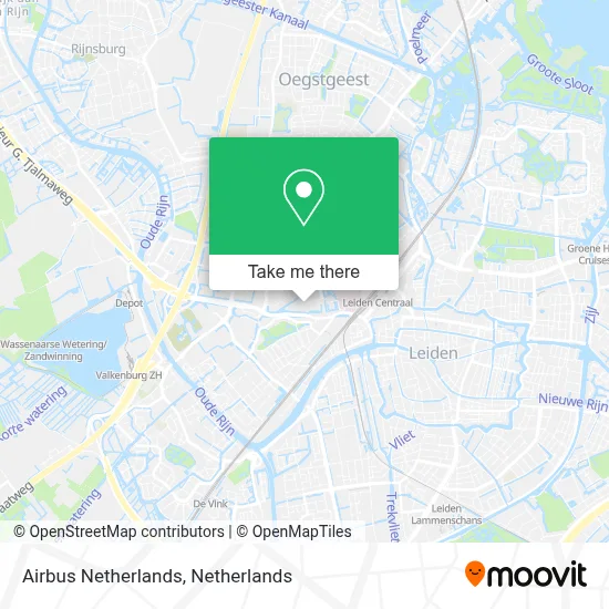 Airbus Netherlands map