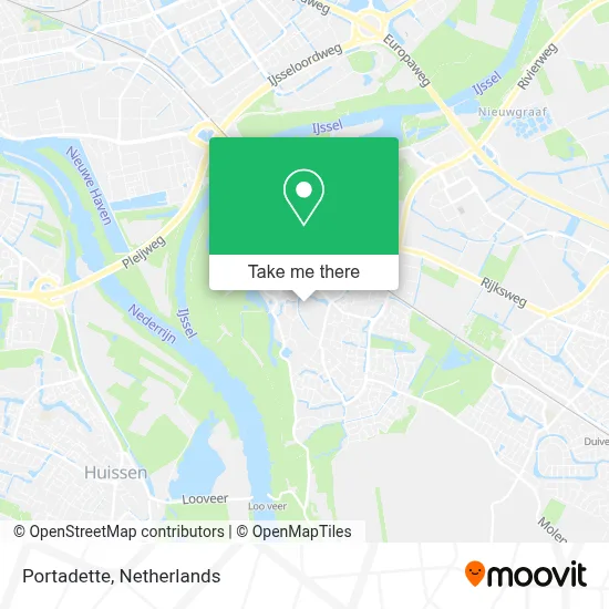 Portadette map