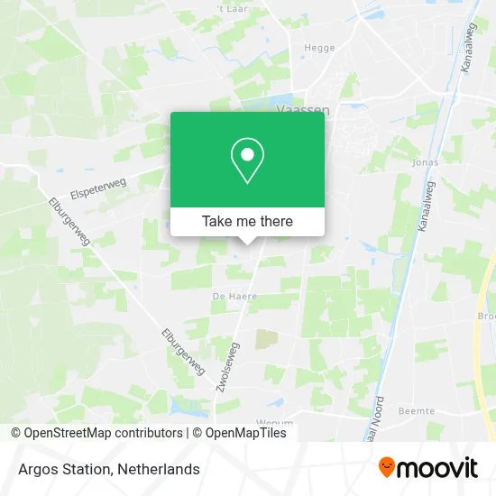 Argos Station map