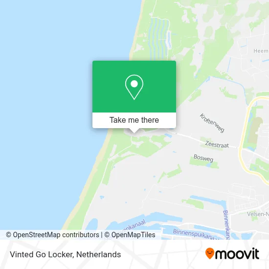 Vinted Go Locker map