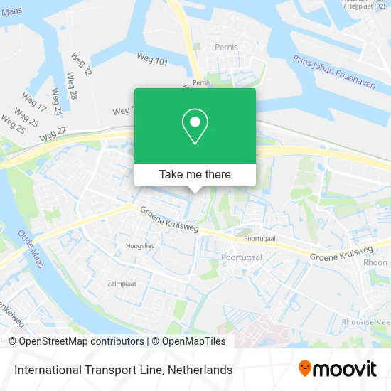 International Transport Line map