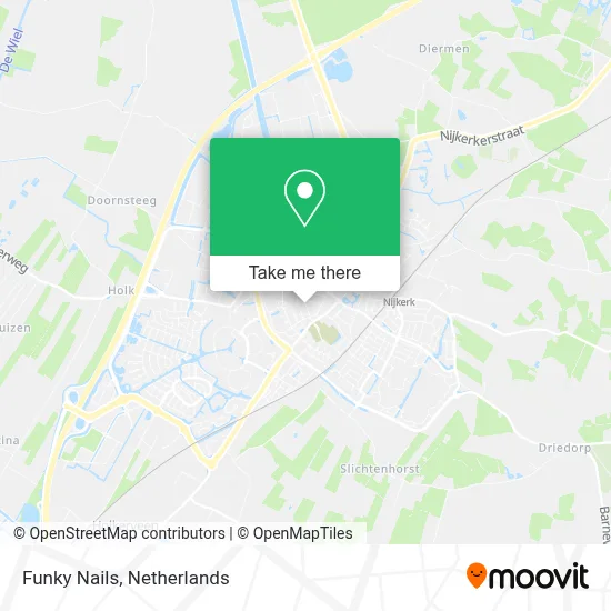 Funky Nails map