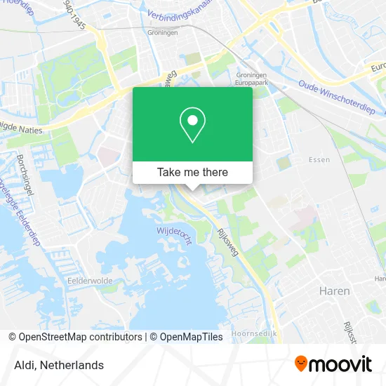 Aldi map