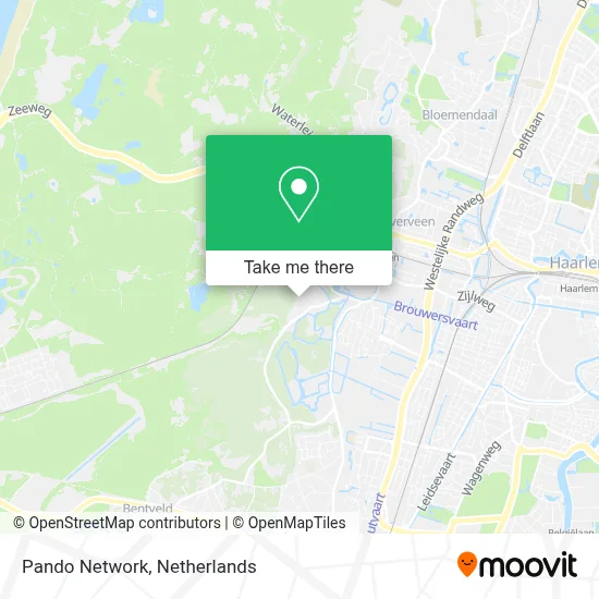 Pando Network map