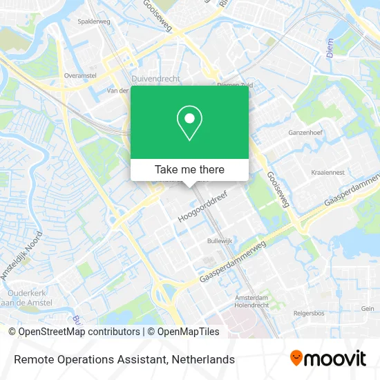 Remote Operations Assistant map