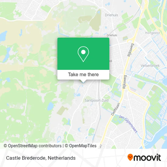 Castle Brederode map