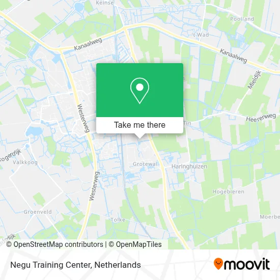 Negu Training Center map
