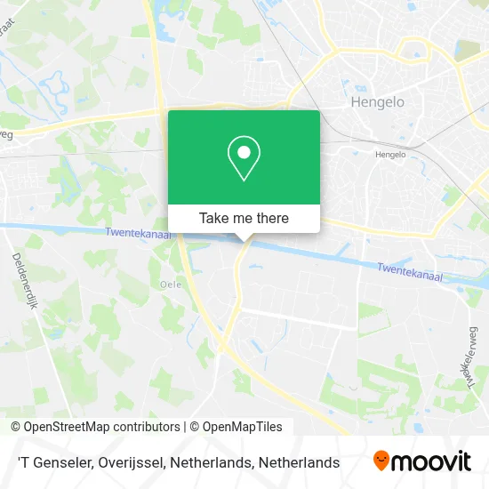 'T Genseler, Overijssel, Netherlands map