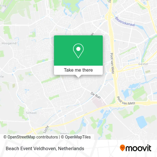 Beach Event Veldhoven map