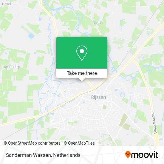 Sanderman Wassen map