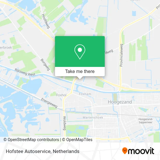 Hofstee Autoservice map