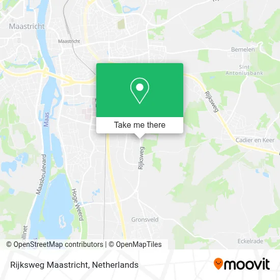 Rijksweg Maastricht map