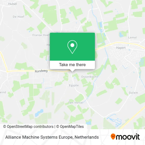 Alliance Machine Systems Europe map