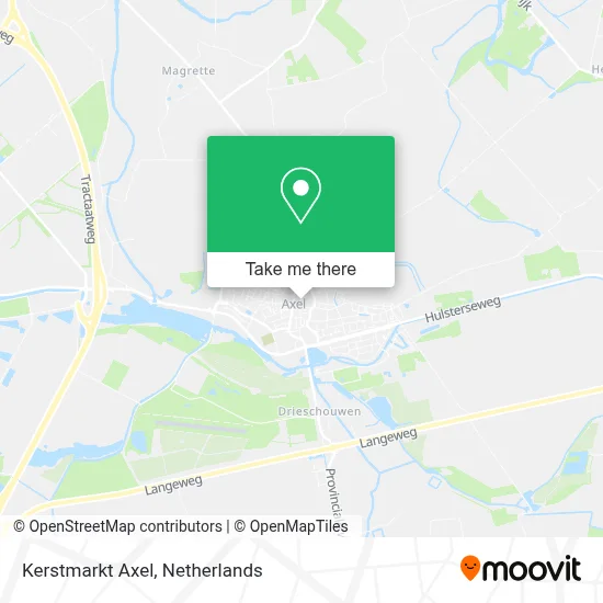 Kerstmarkt Axel map