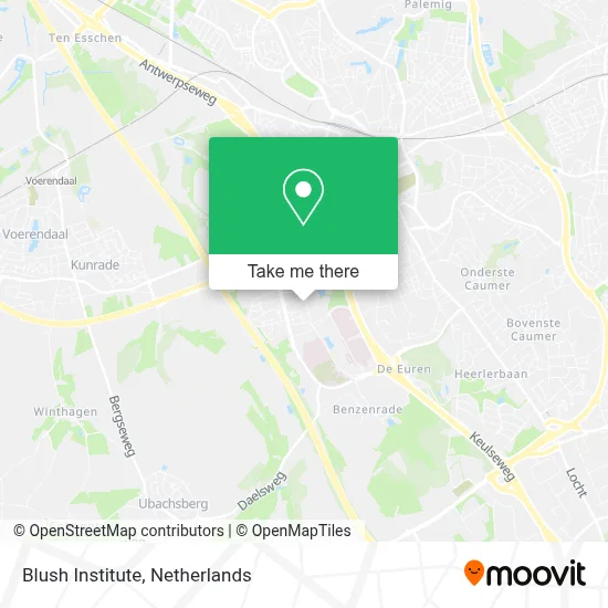 Blush Institute map