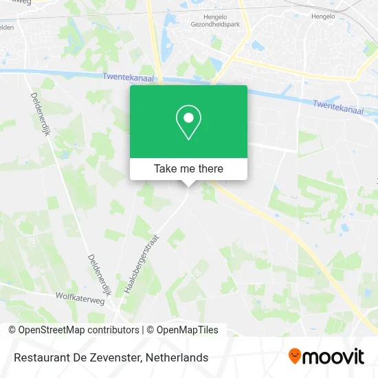 Restaurant De Zevenster map