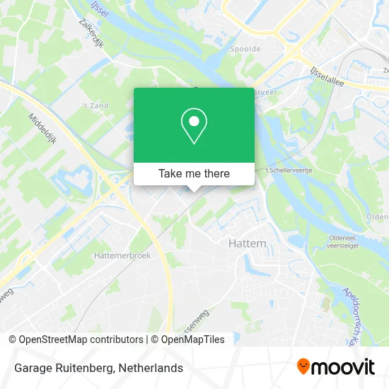 Garage Ruitenberg map