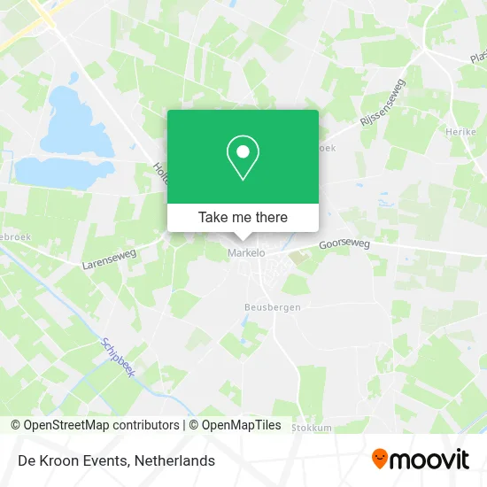 De Kroon Events map