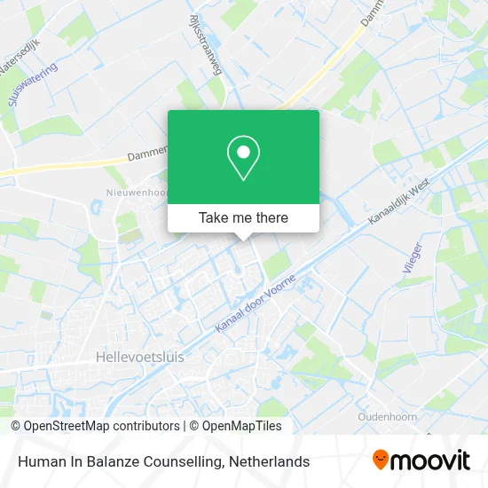 Human In Balanze Counselling map