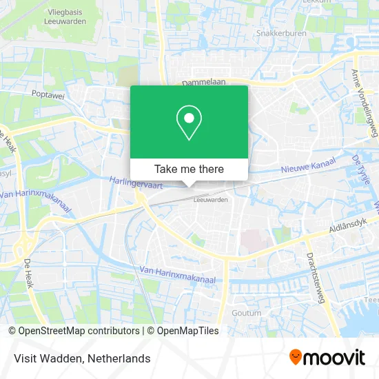 Visit Wadden map