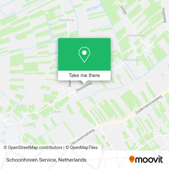 Schoonhoven Service map