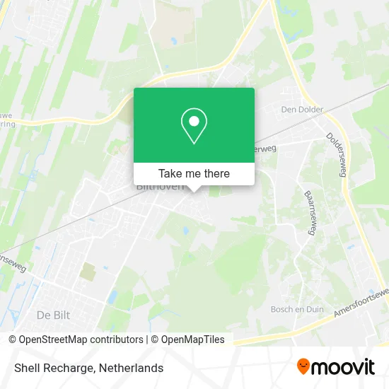 Shell Recharge map